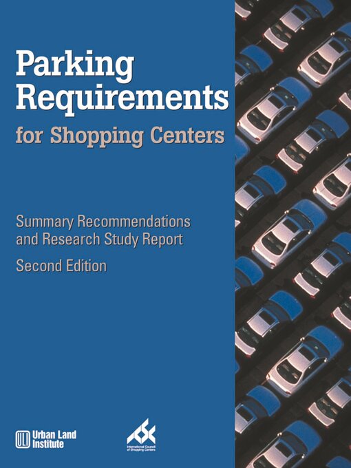 Cover image for Parking Requirements for Shopping Centers